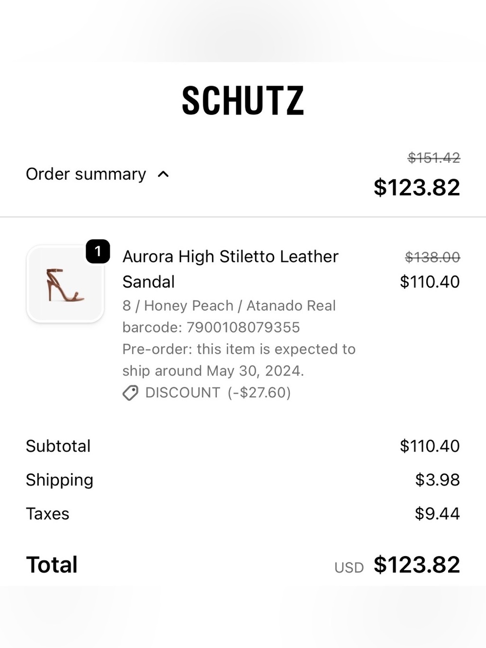 SCHUTZ Tan Leather Ankle Strap Sandals - Picture 9 of 9